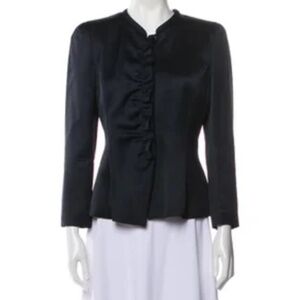 Armani Collezioni Ruffled Evening Jacket